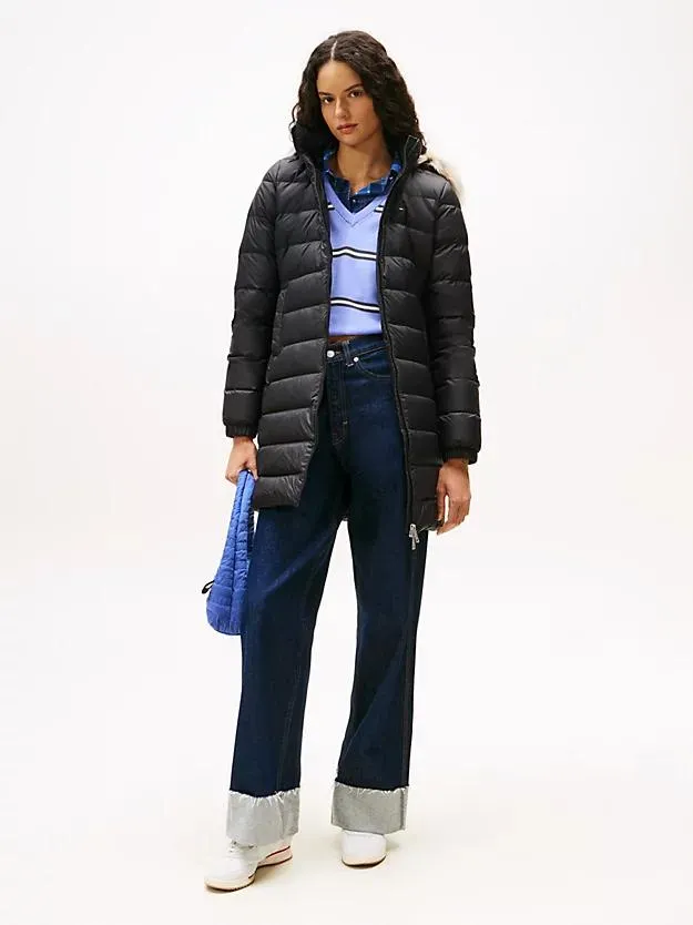 Shiny Water Repellent Down Puffer Coat