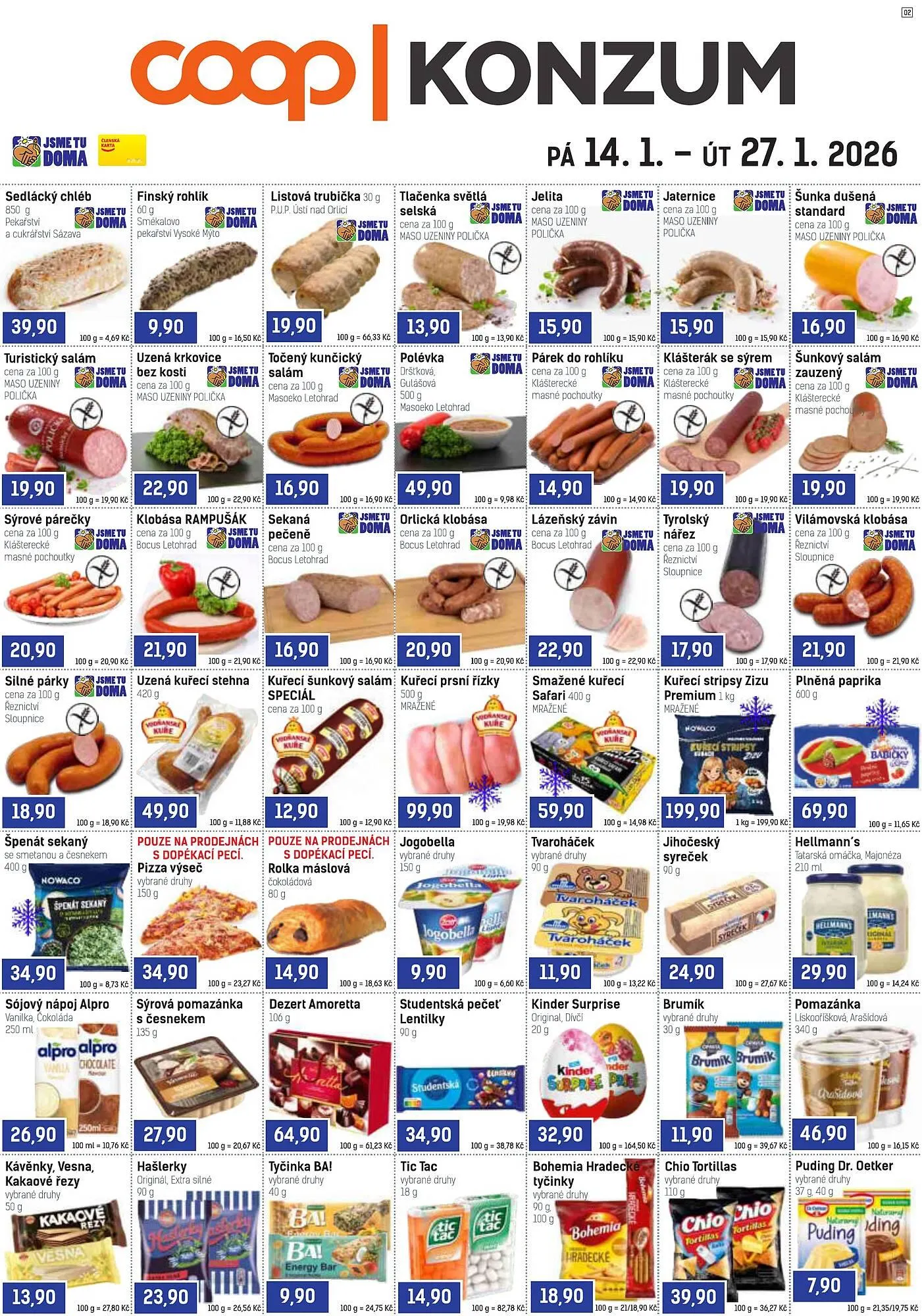 Konzum leták - 14. ledna 27. ledna 2026 - Page 13