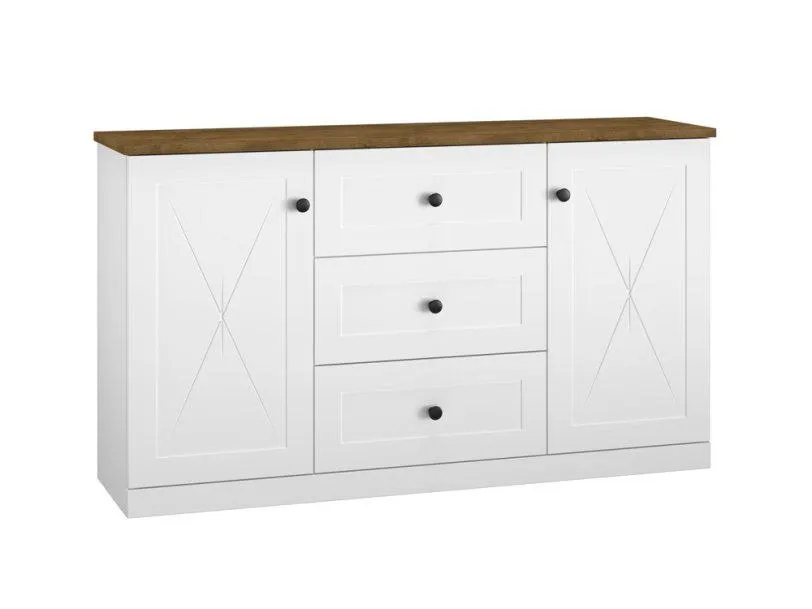 Komoda s dvířky a zásuvkami LILLE 06