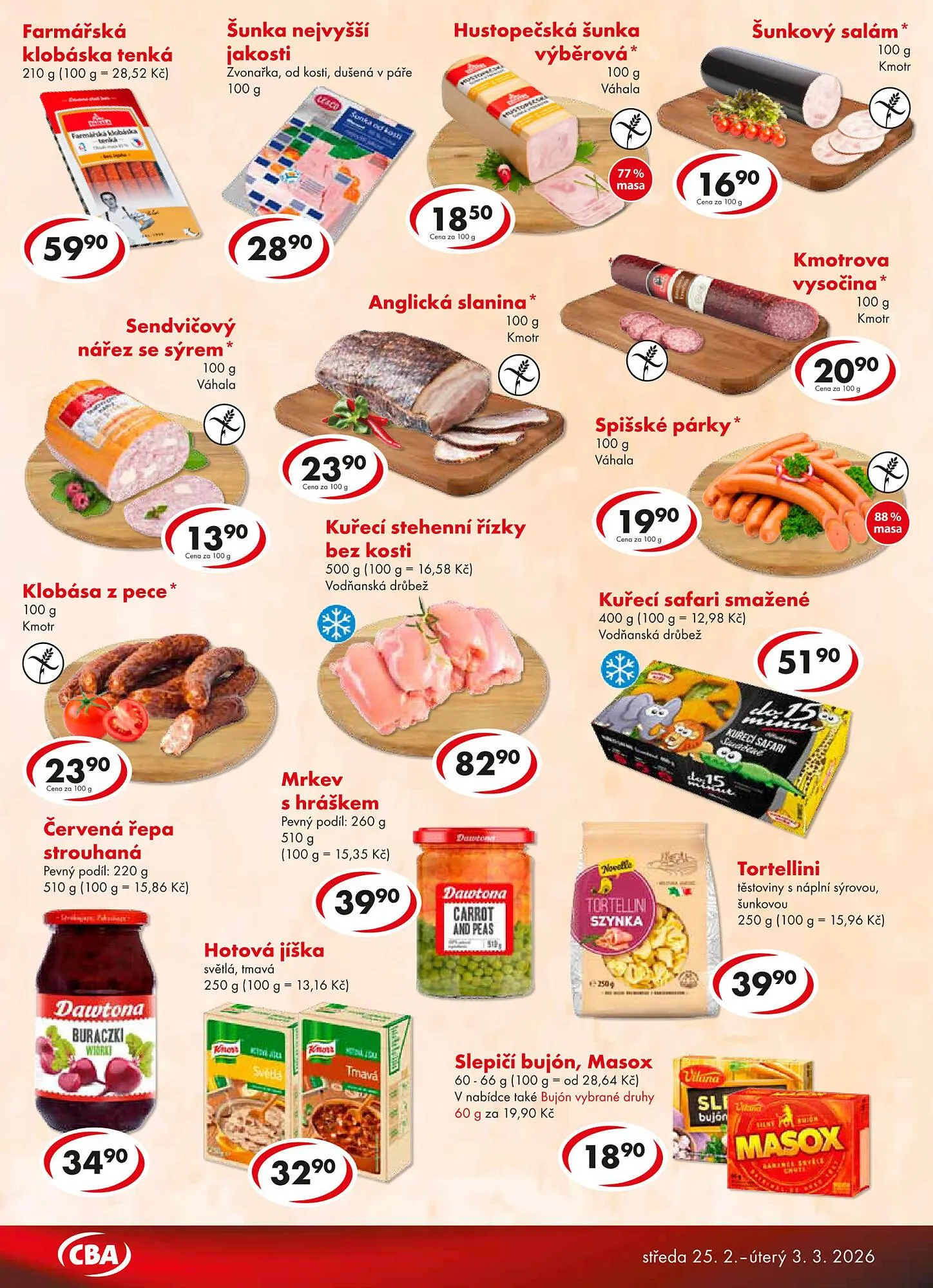 CBA leták - 25. února 3. března 2026 - Page 3