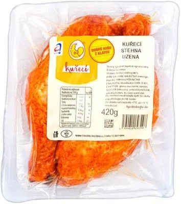 Kuřecí uzená stehna 420 g