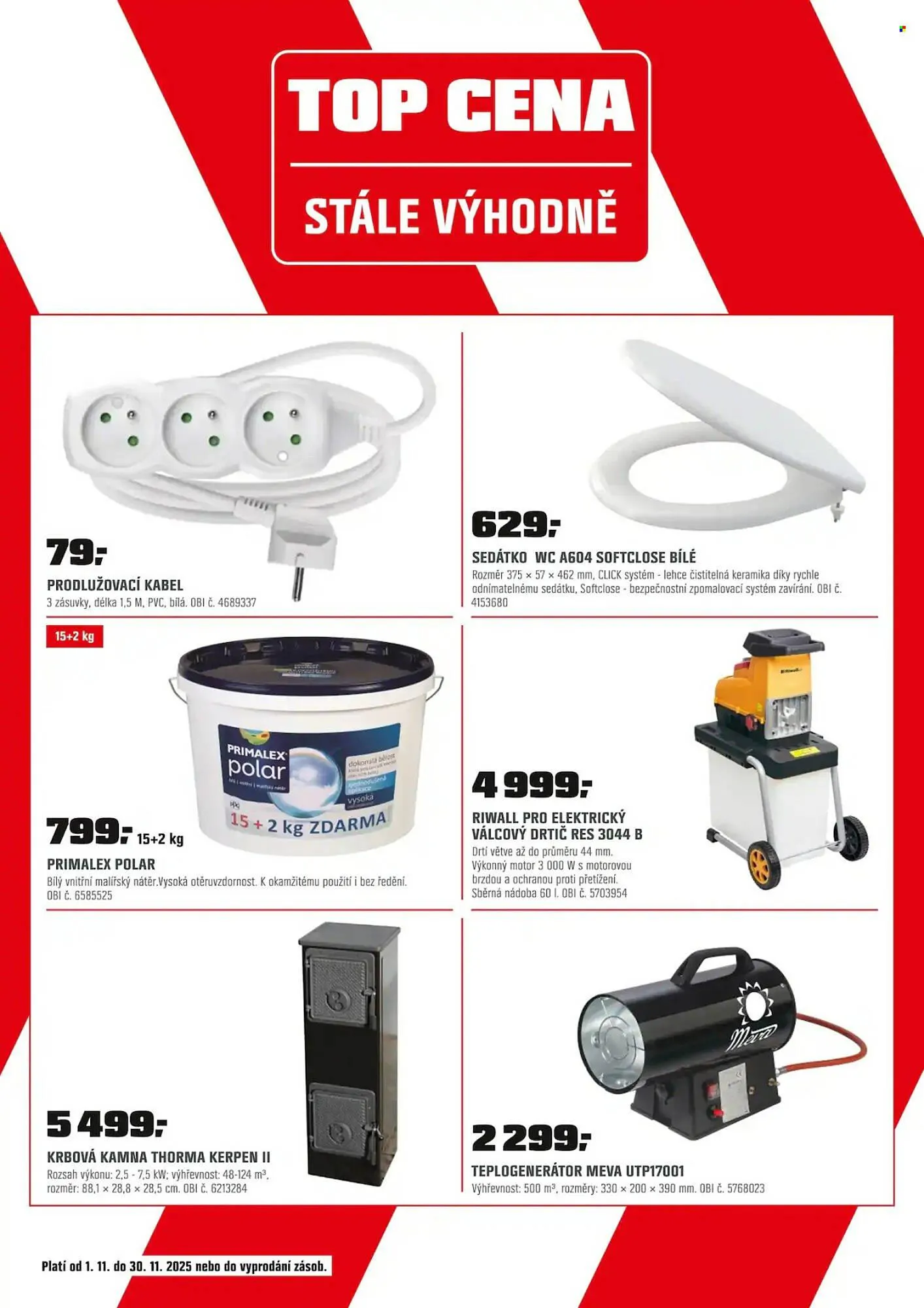 OBI leták - 1. listopadu 30. listopadu 2025 - Page 21