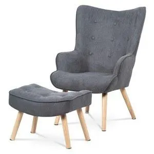 TORSTEN Křeslo s podnožkou