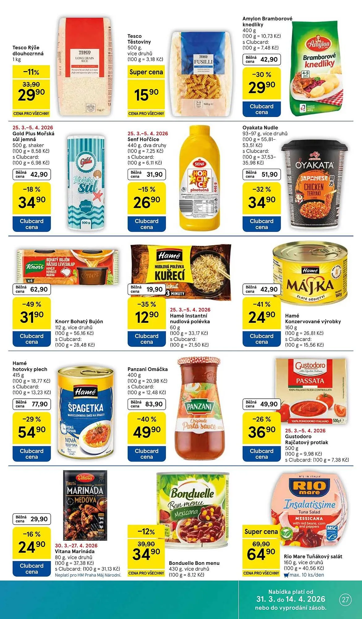 Tesco leták - 31. března 5. dubna 2026 - Page 27