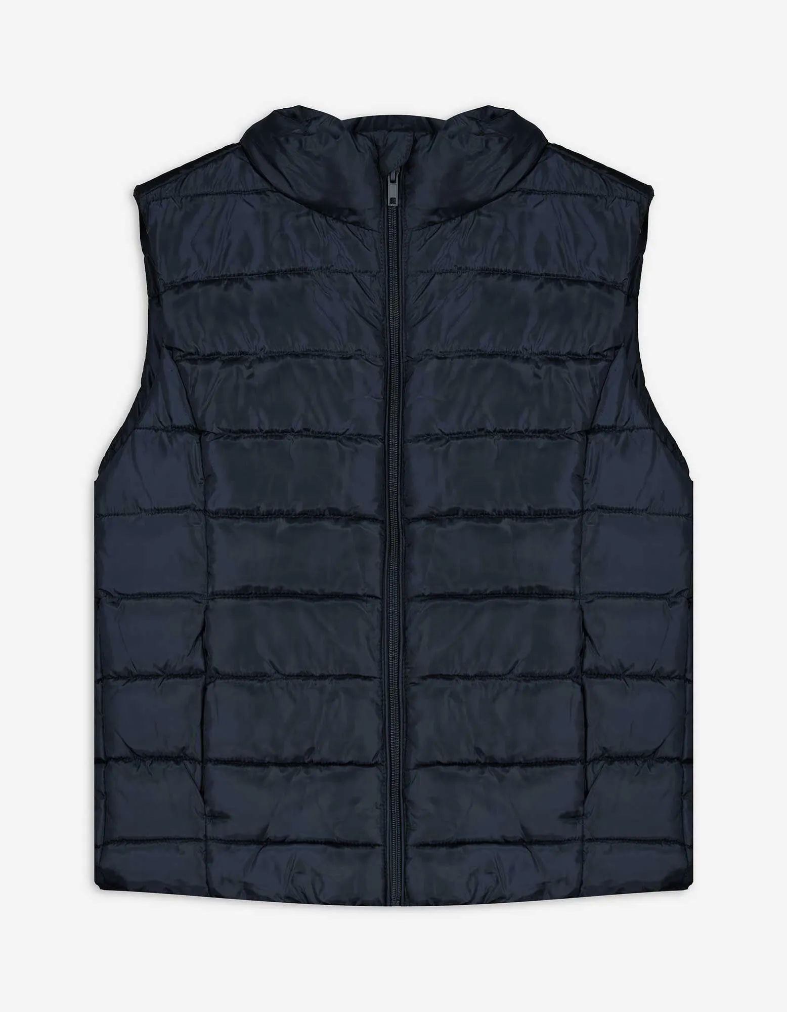 Prošívaná vesta - Prošívané švy - tmave modra