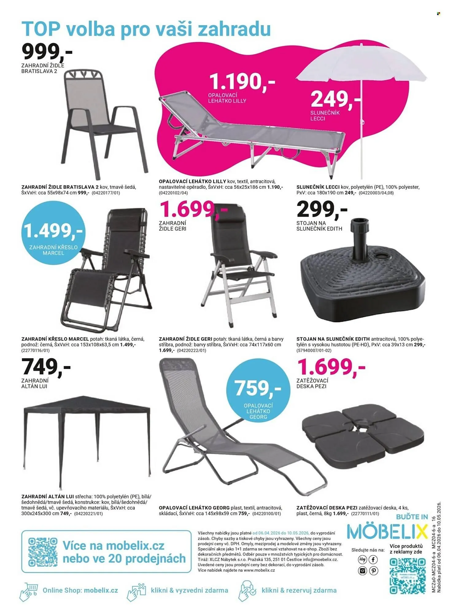 Möbelix leták - 6. dubna 10. května 2026 - Page 16