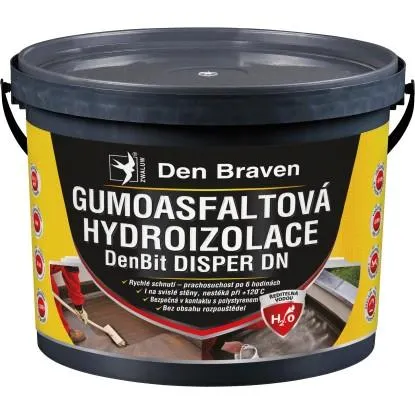 Den Braven Gumoasfaltová hydroizolace DenBit DISPER DN černá 10 kg