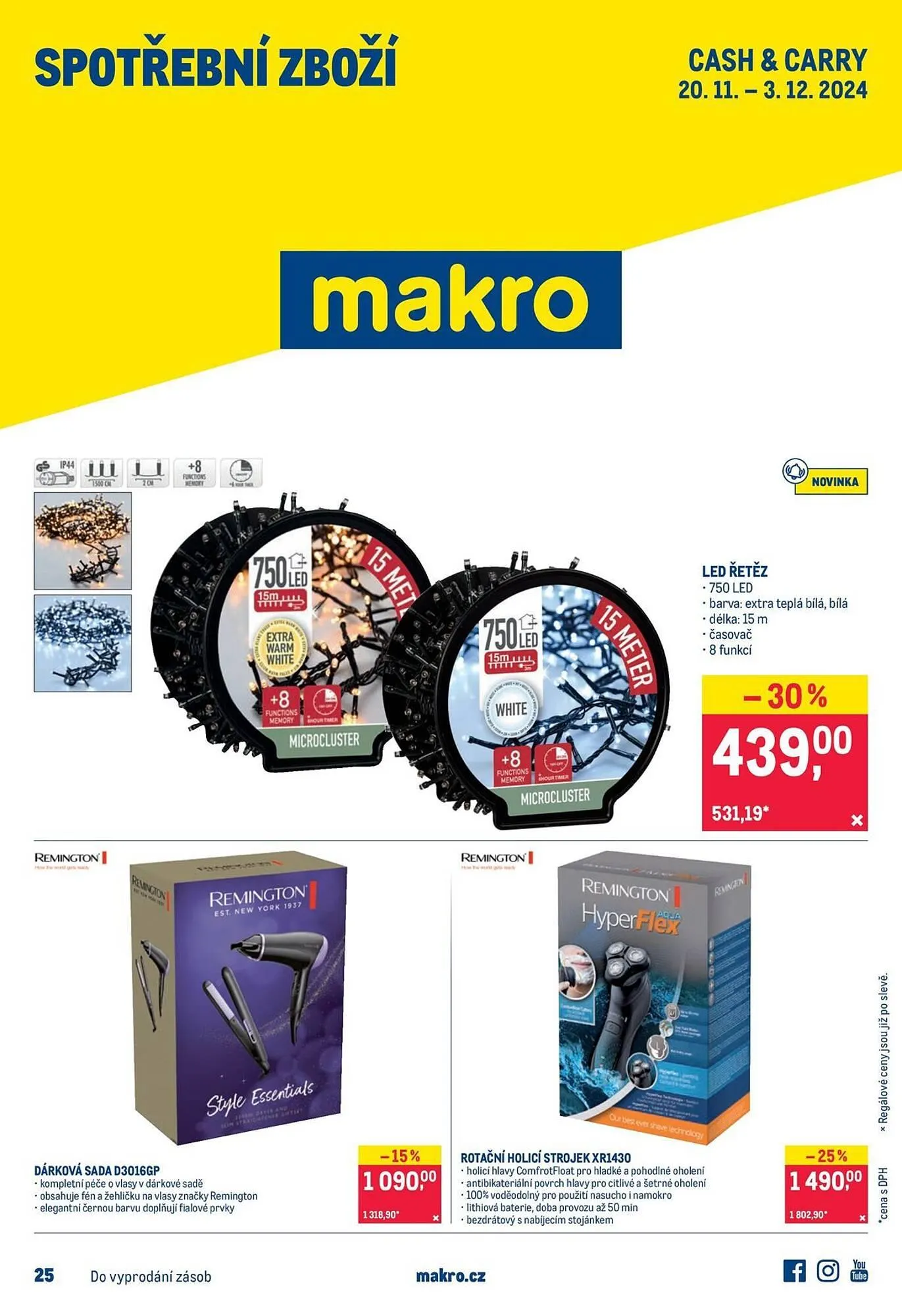 Makro leták - 20. listopadu 3. prosince 2024 - Page 1