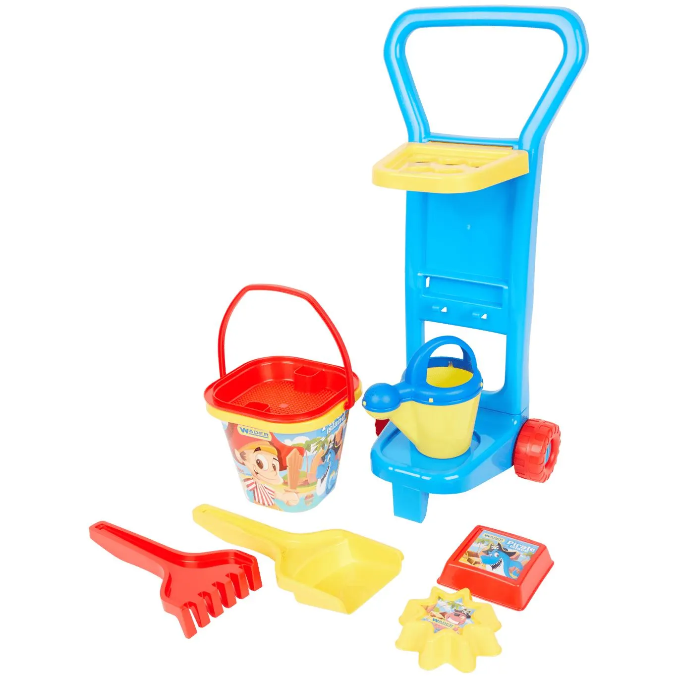 Sada hraček na písek vozíček