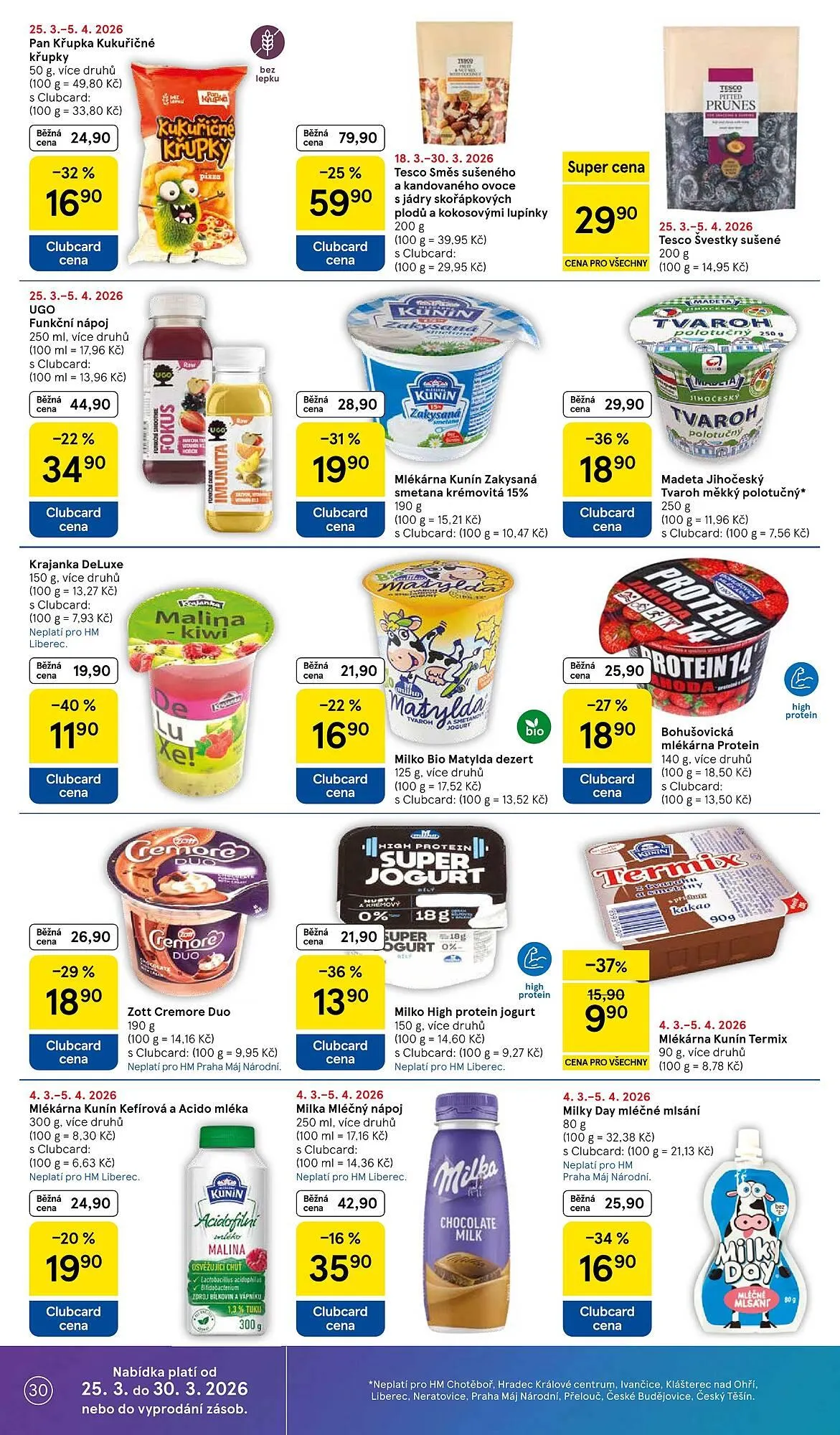 Tesco leták - 25. března 30. března 2026 - Page 30