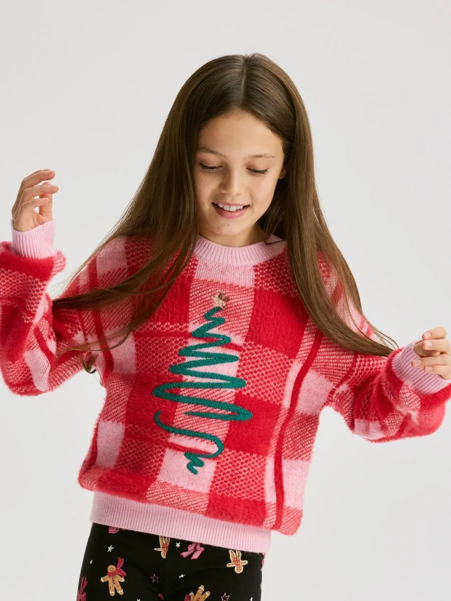 Vánoční svetr s viskózou