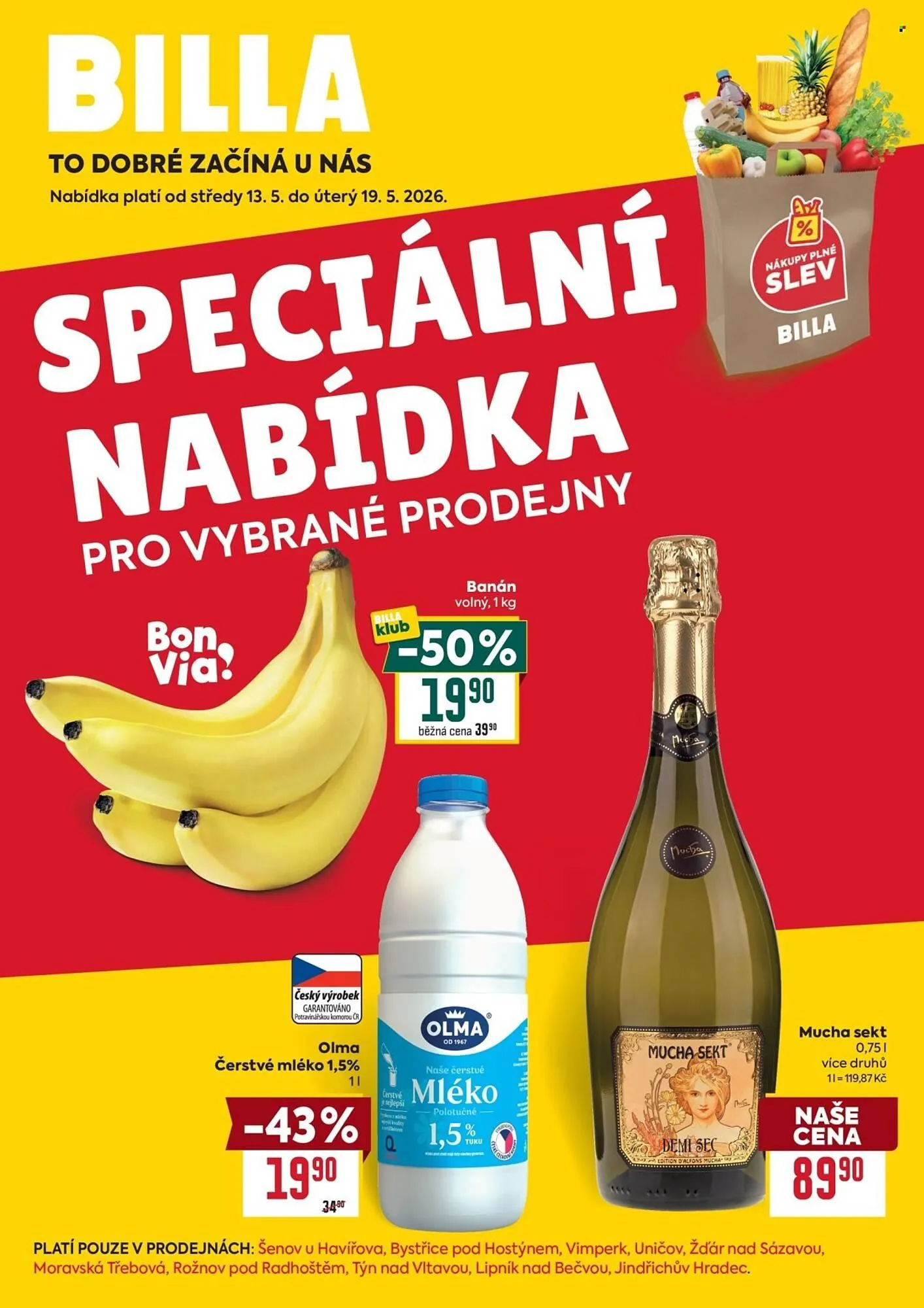 Billa leták - 13. května 19. května 2026 - Page 1