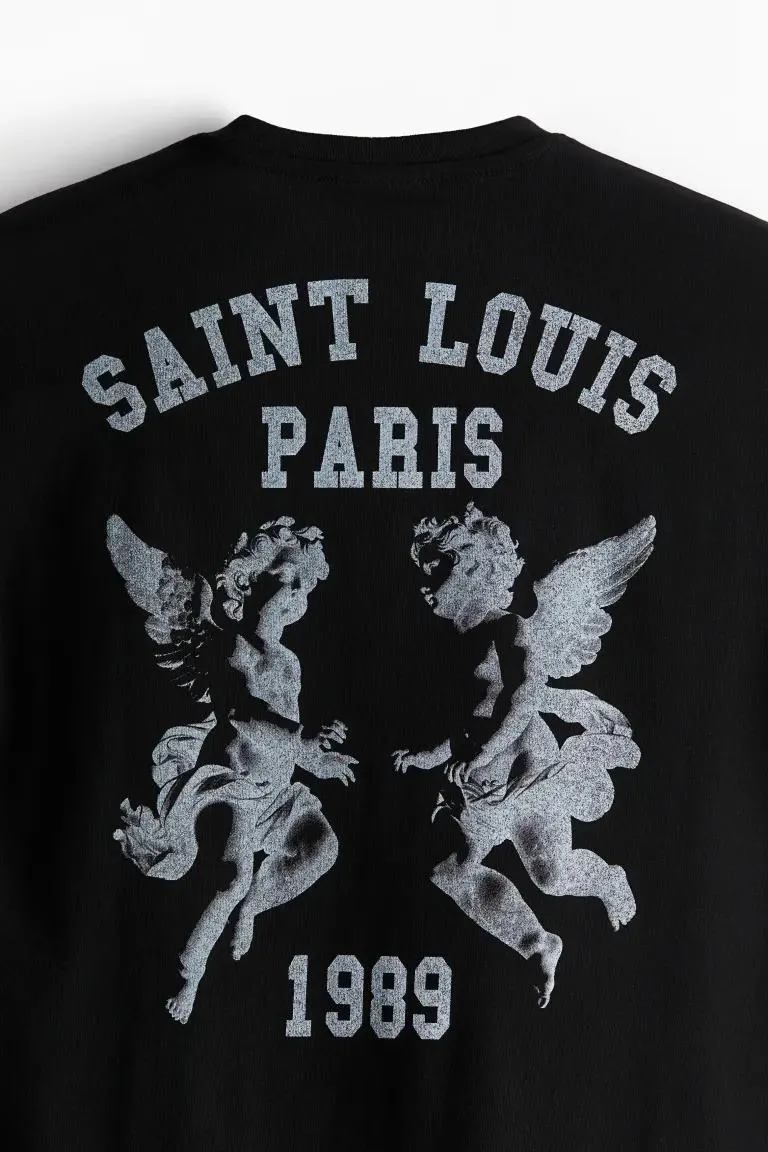 Tricou cu imprimeu Loose Fit