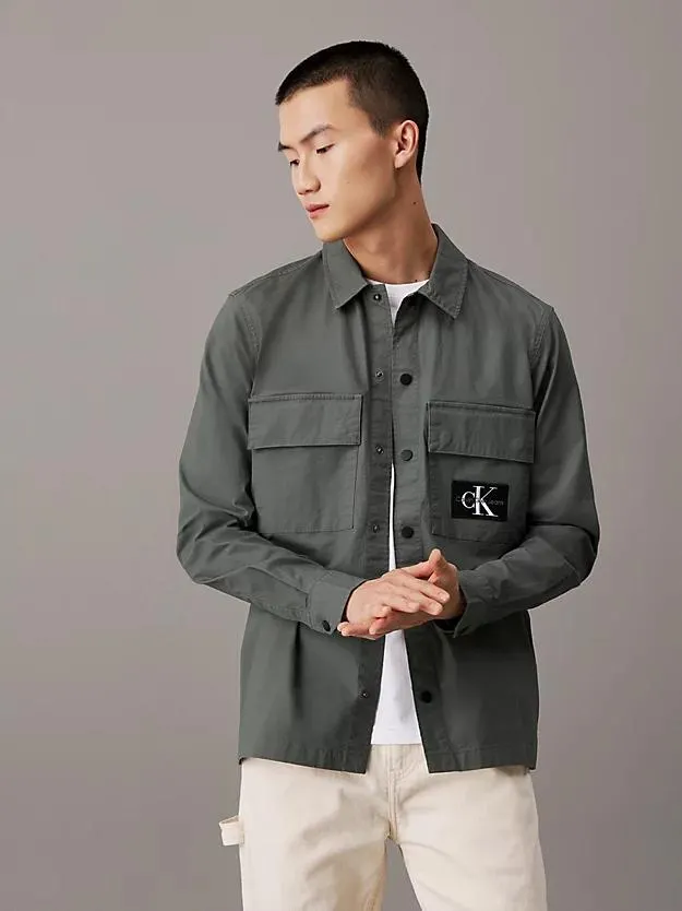Relaxed Utility Shirt Jacket