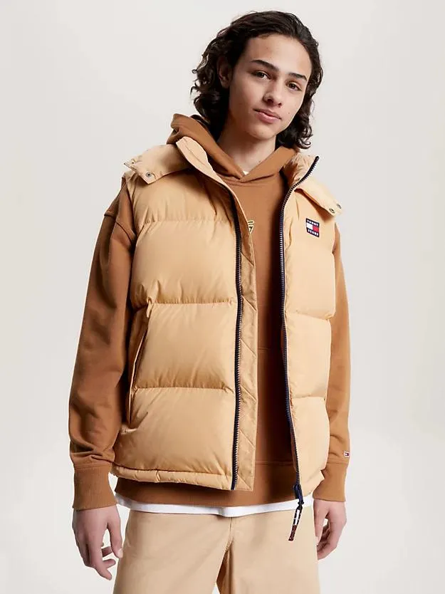 Hooded Down Alaska Puffer Vest