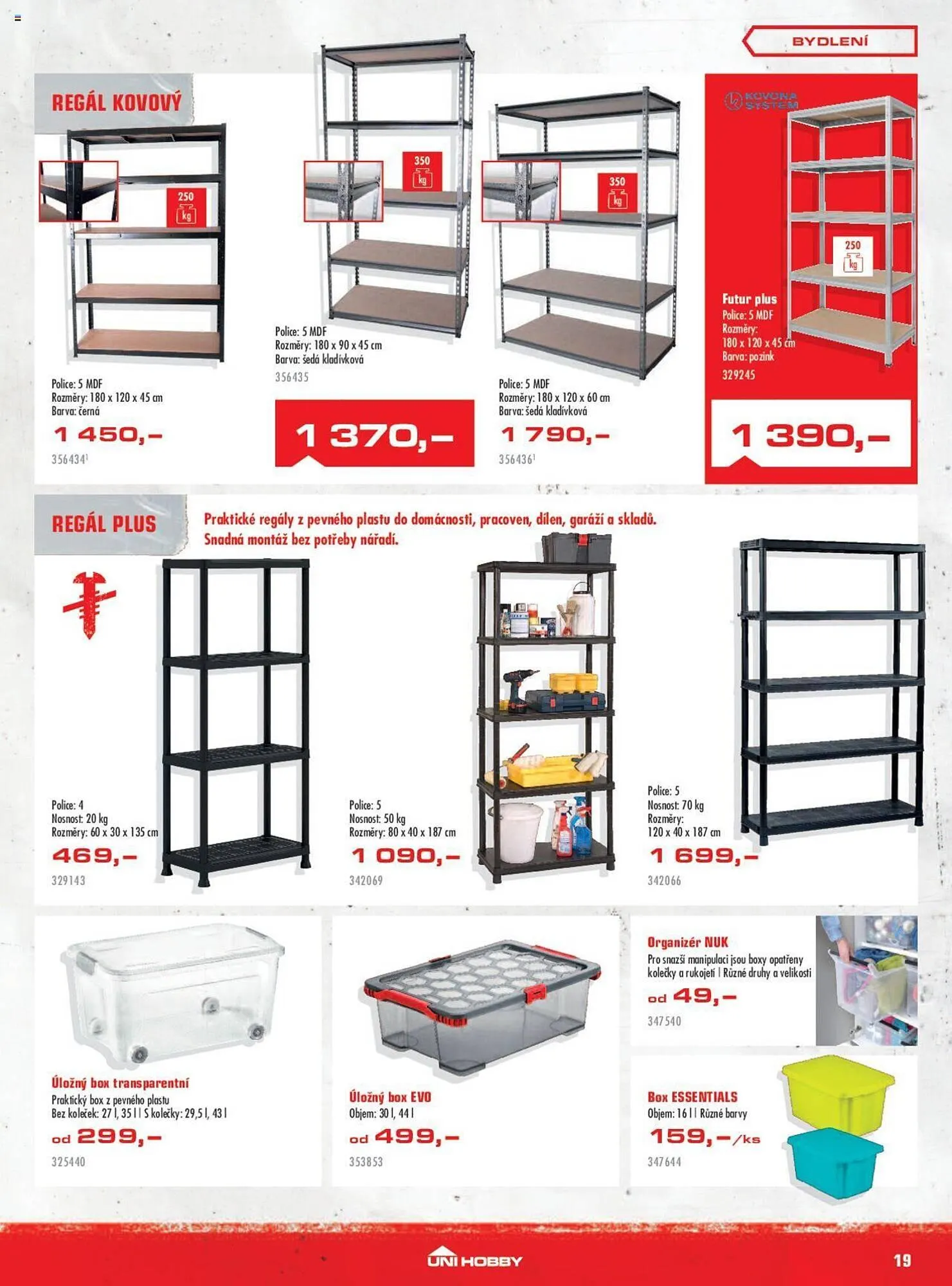 Uni Hobby leták - 1. srpna 25. srpna 2024 - Page 19