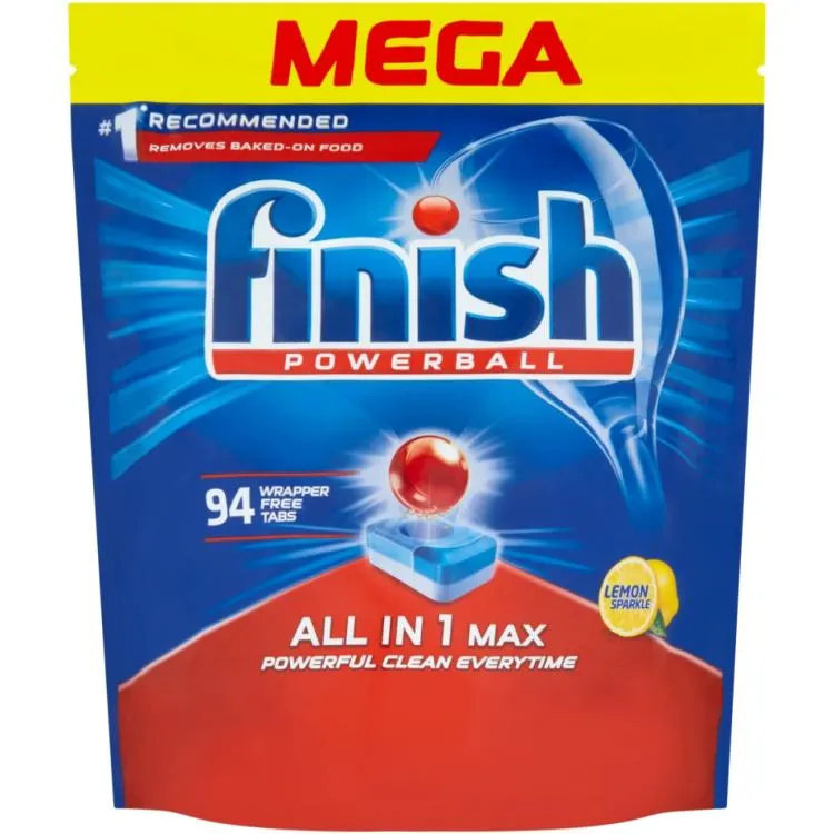 Finish All in 1 Max Lemon tablety do myčky, 94 ks