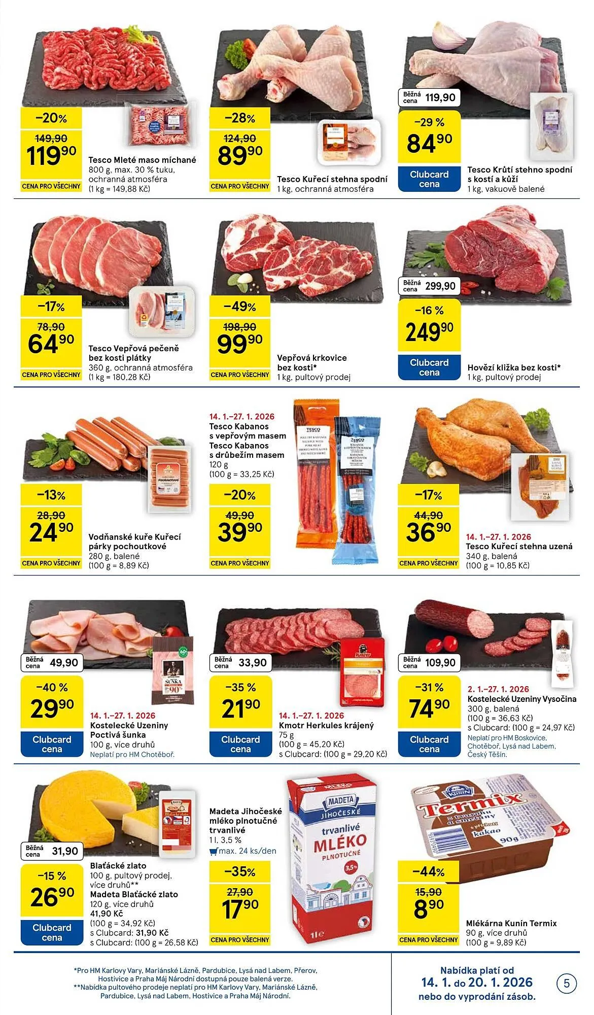 Tesco leták - 14. ledna 20. ledna 2026 - Page 5