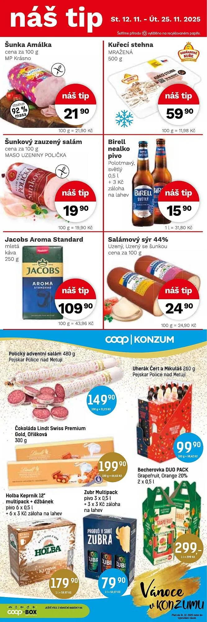 Konzum leták - 12. listopadu 25. listopadu 2025 - Page 4