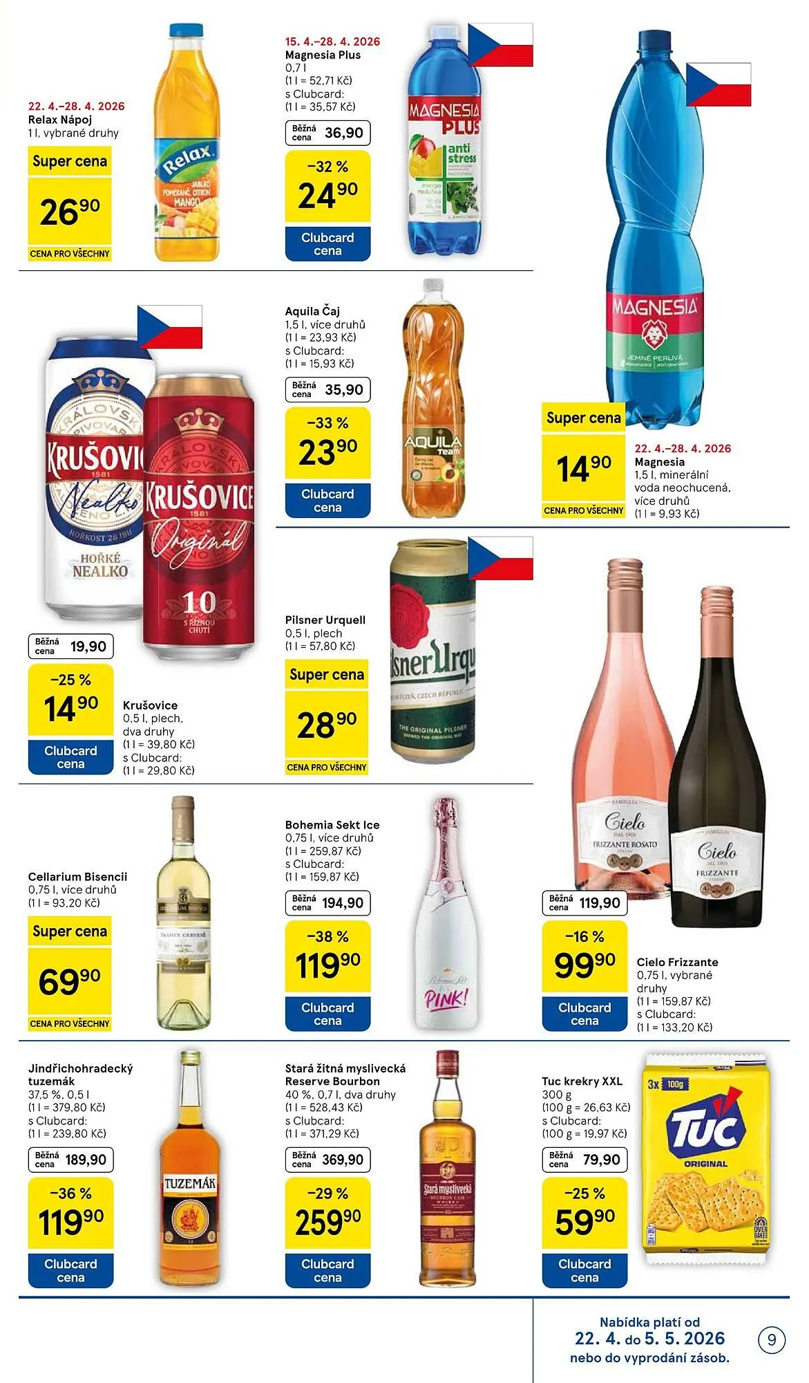 Tesco leták - 22. dubna 28. dubna 2026 - Page 9