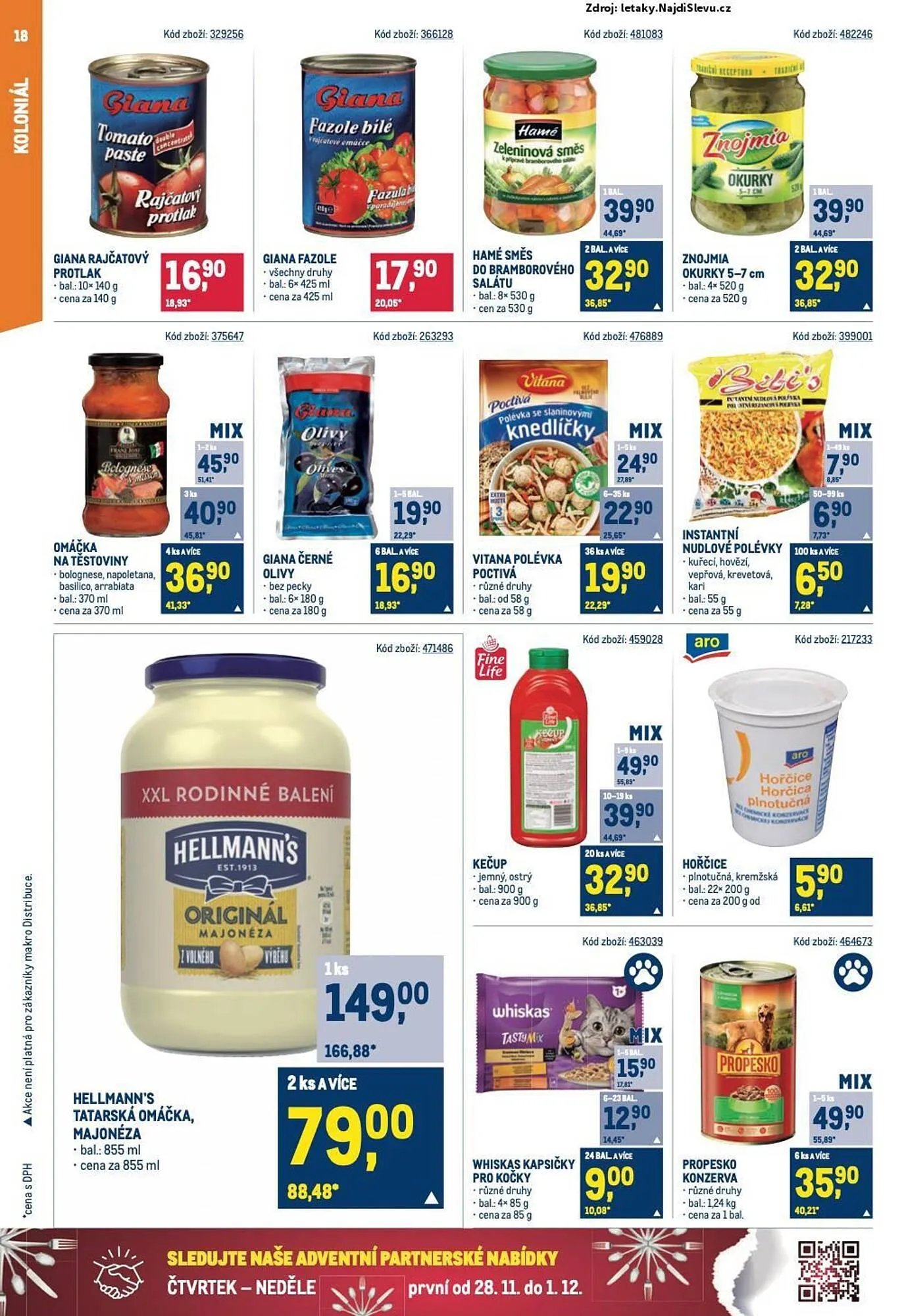 Makro leták - 20. listopadu 3. prosince 2024 - Page 18