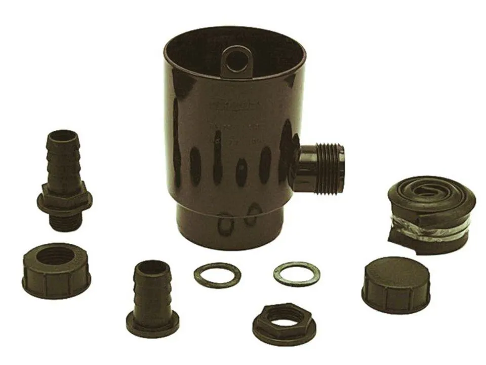 Sběrač dešťové vody plastový hnědý DN 105