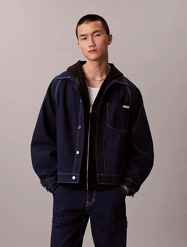 Denim Darted Workwear Jacket