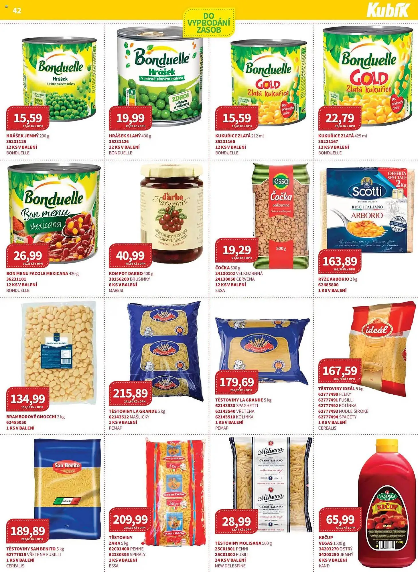 Kubík potraviny leták - 1. března 31. března 2026 - Page 42