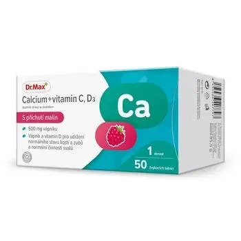 Dr. Max Vápník s vitaminy C a D 50 tablet