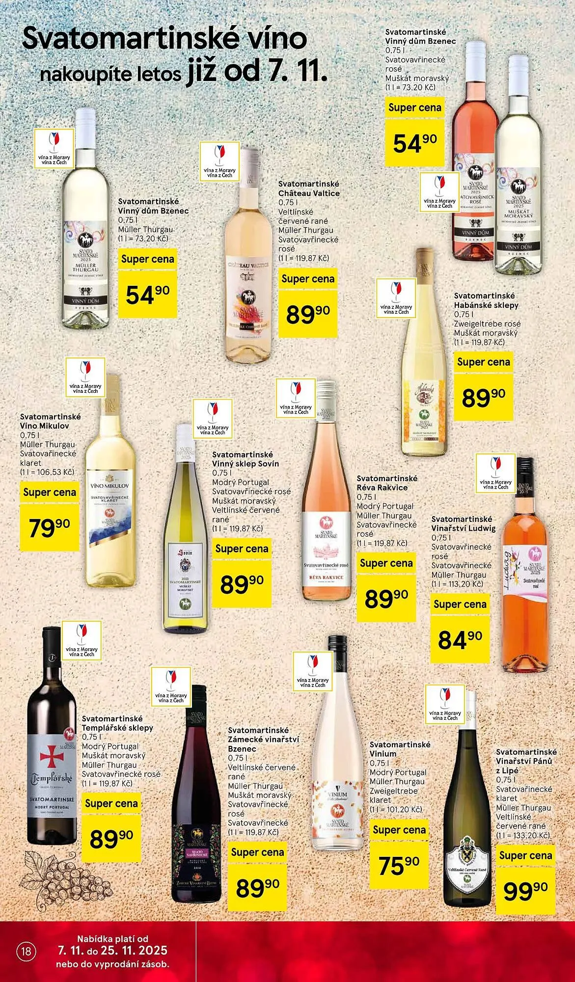 Tesco leták - 5. listopadu 11. listopadu 2025 - Page 18