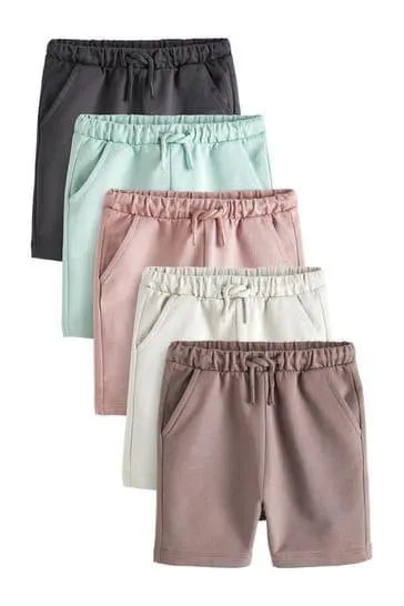 žerzejový kraťasy 5 Sada (3 měs.-7 r.)