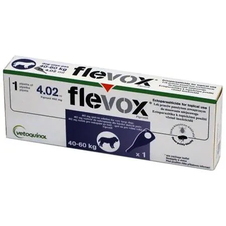 Flevox spot-on XL pro psy 40-60 kg 1x 4,02 ml