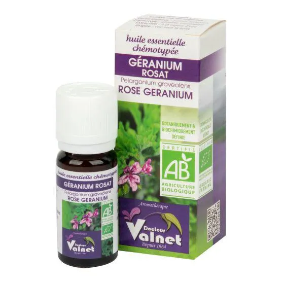 Éterický olej geranium růžové (muškát vonný) 10 ml BIO DOCTEUR VALNET