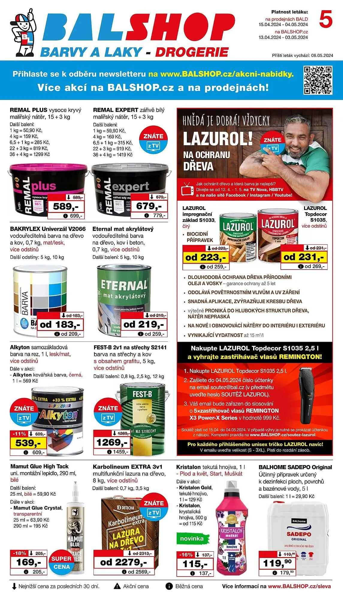 Barvy a laky drogerie leták - 1