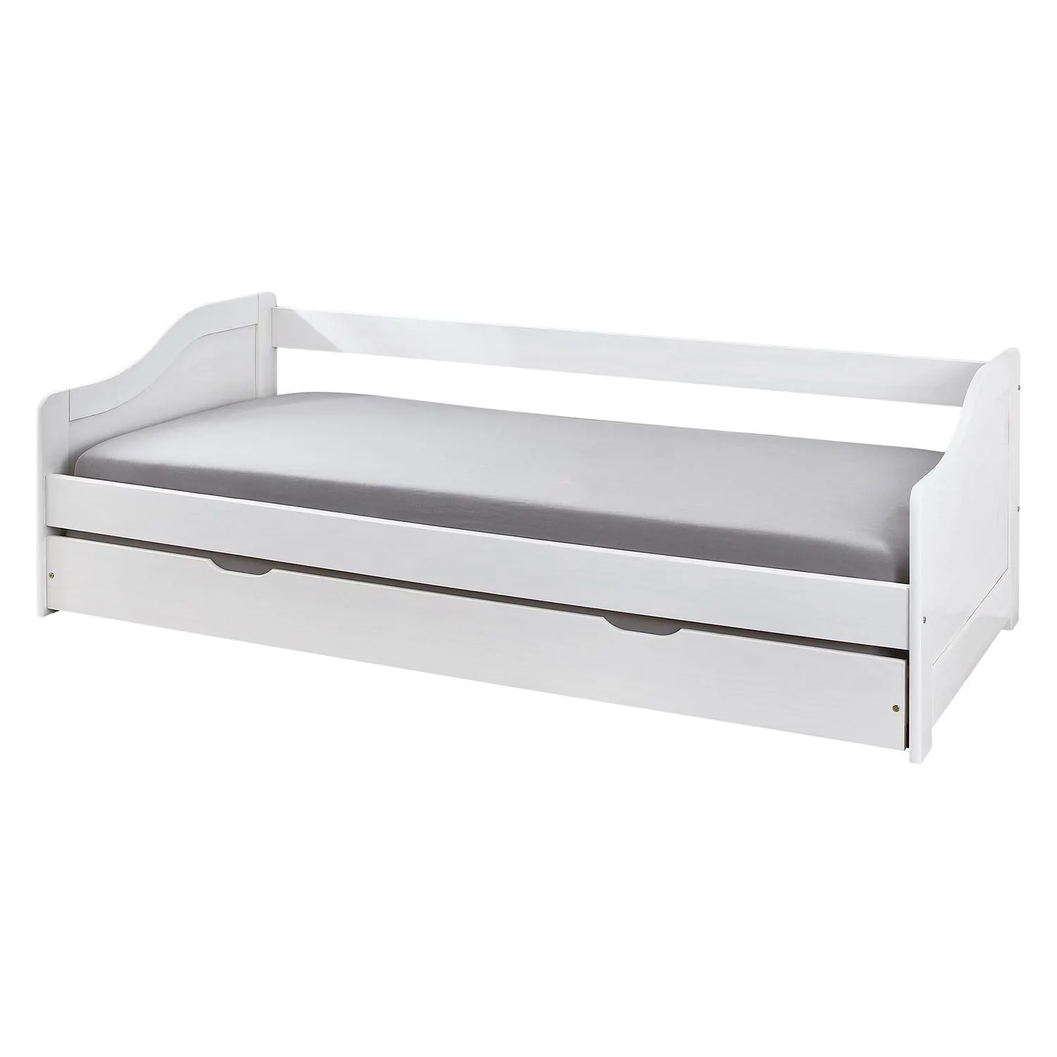 Jednolůžko s přistýlkou LAURA bílé