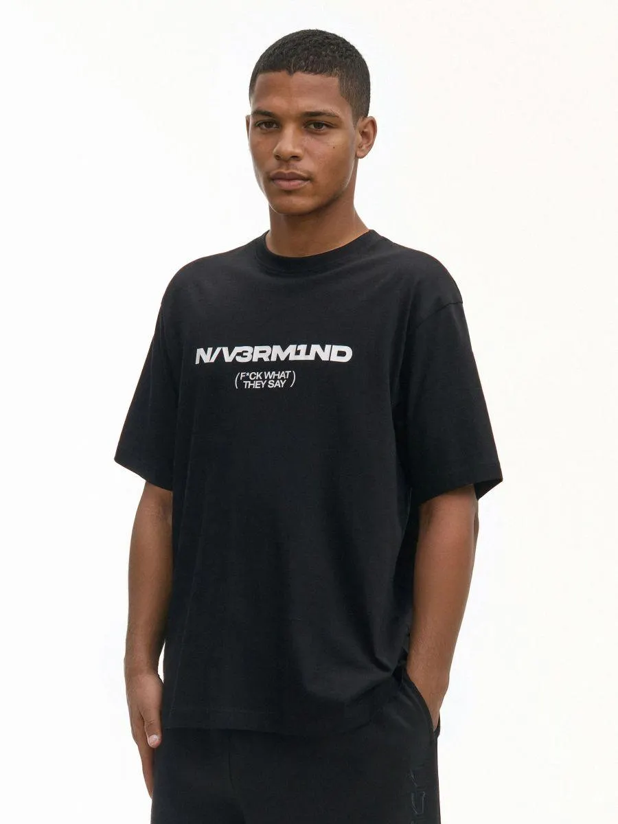 Černé tričko s potiskem