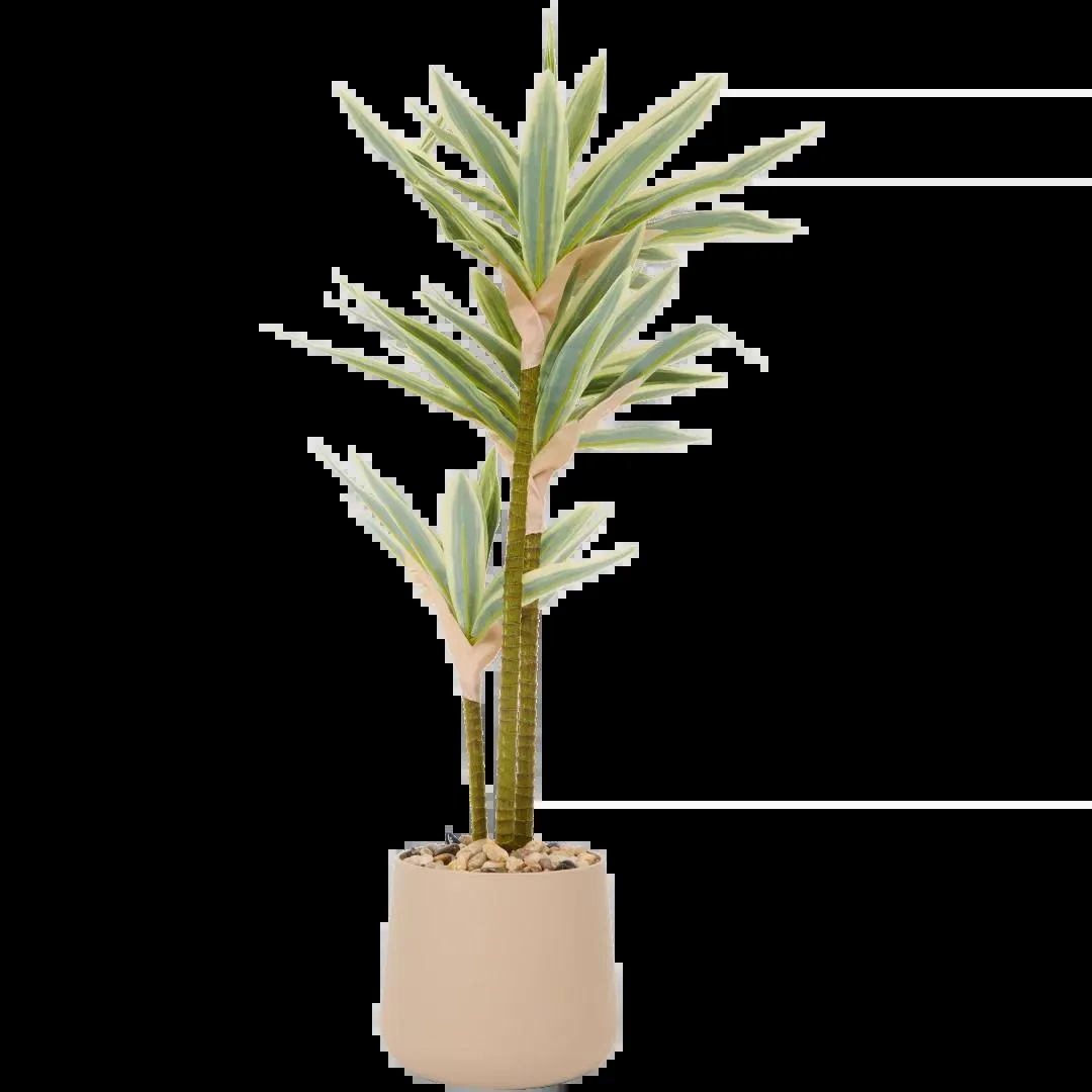 Palma artificiale in vaso