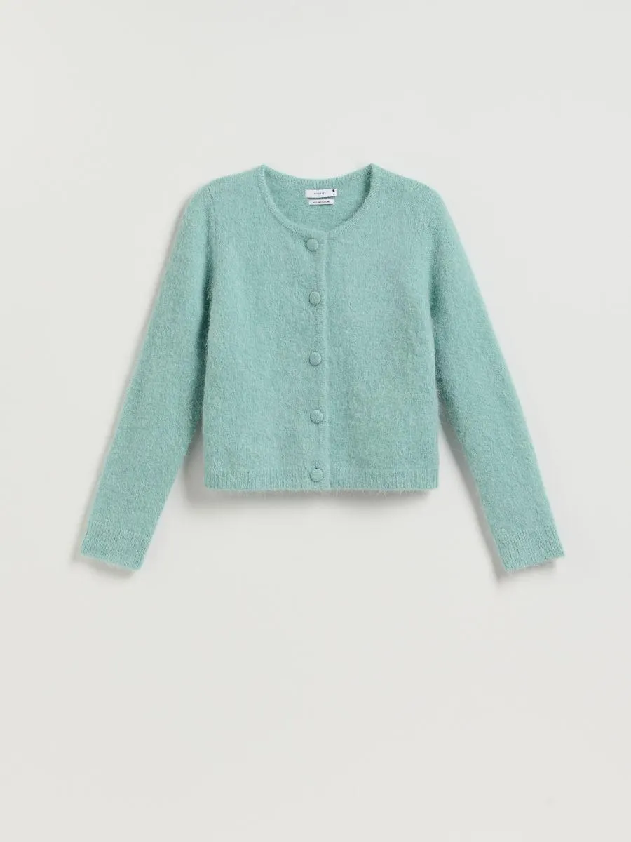 Kardigan s příměsí vlny z alpaky