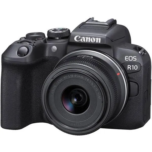 Digitální fotoaparát Canon EOS R10 + RF-S 18-45 IS STM (5331C010) černý