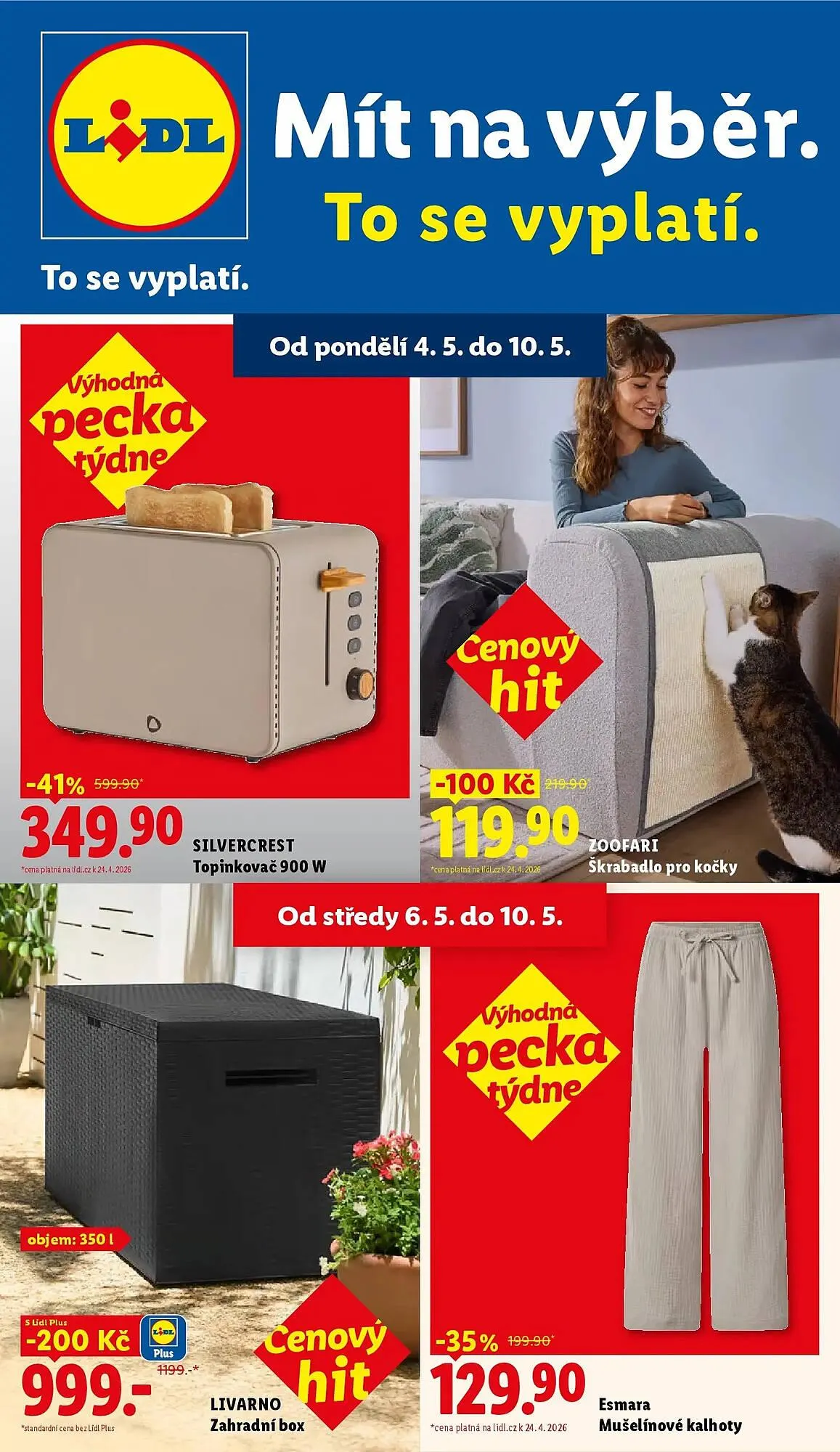 Lidl leták - 4. května 10. května 2026 - Page 1