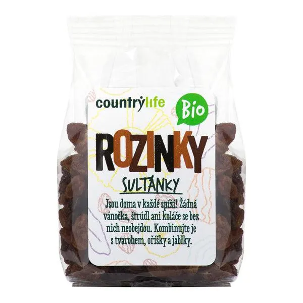 Rozinky sultánky 100 g BIO COUNTRY LIFE