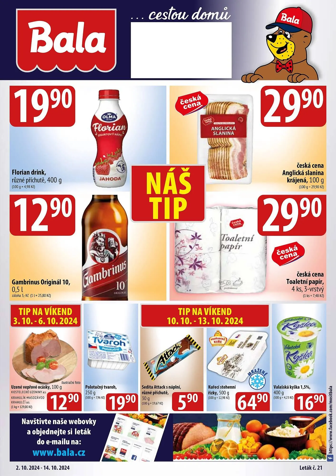 Bala leták - 2. října 14. října 2024 - Page 1