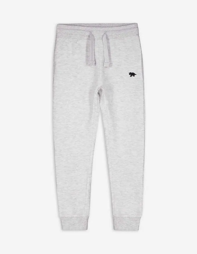 Joggingové kalhoty - Uvolněný střih Relaxed Fit - svetle šedá