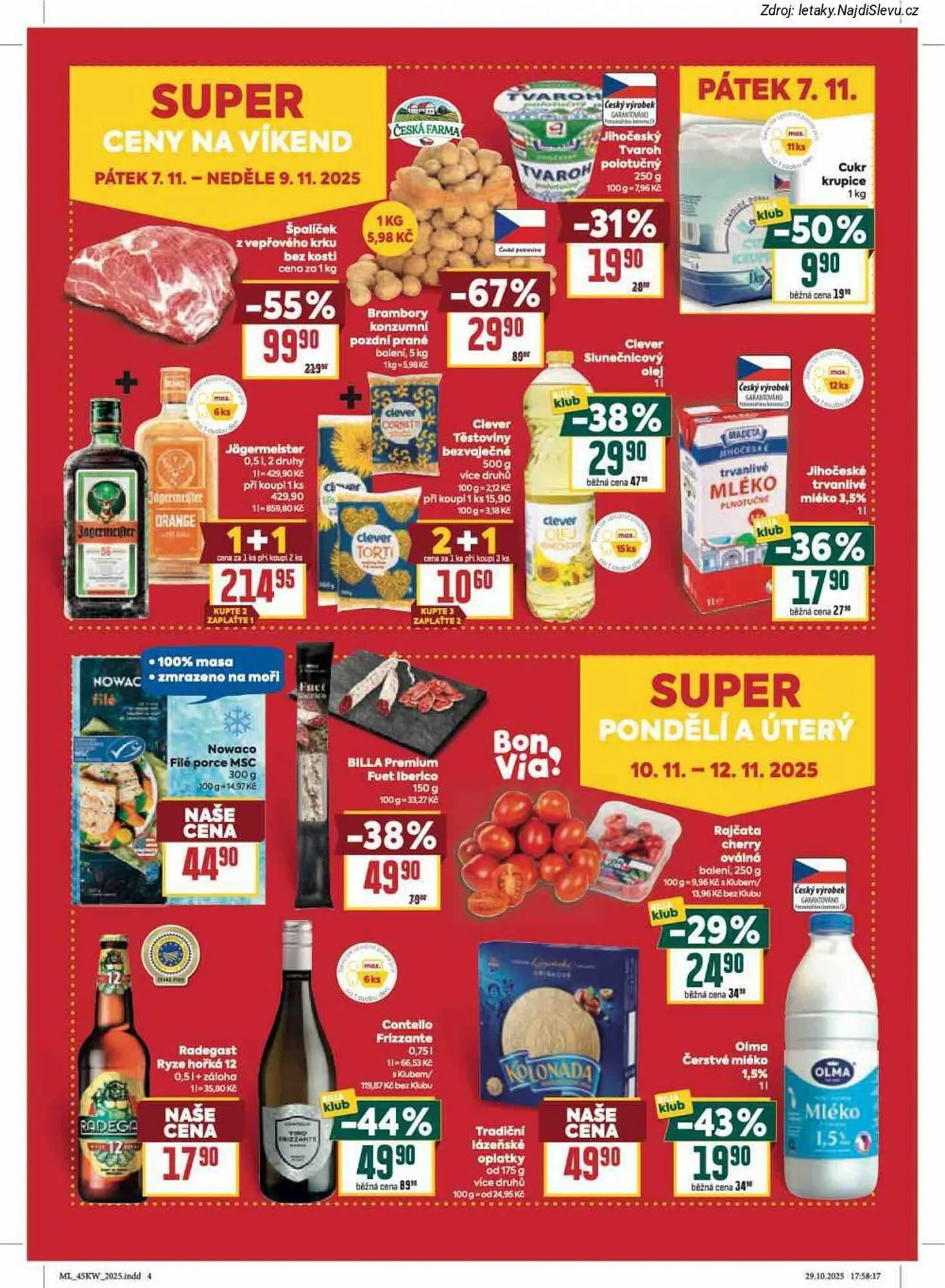 Billa leták - 5. listopadu 11. listopadu 2025 - Page 4