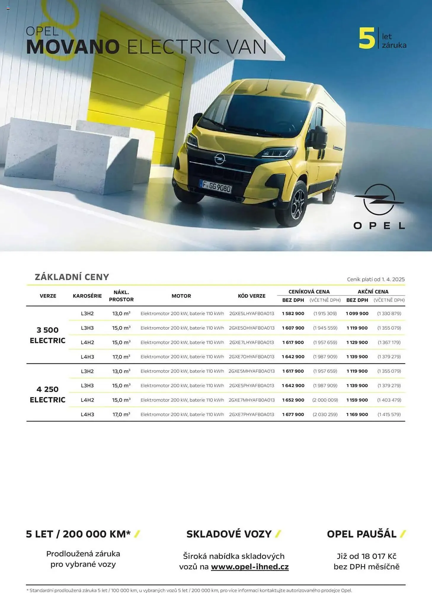 Opel leták - 25. dubna 28. února 2026 - Page 1
