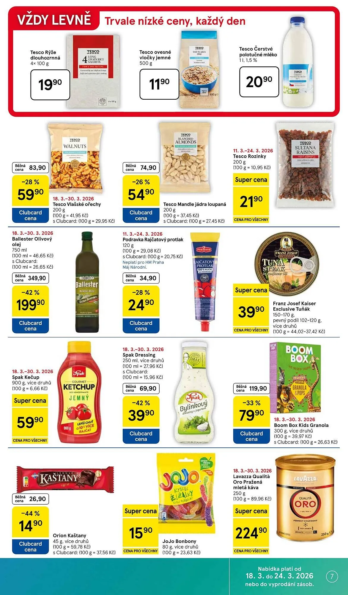 Tesco leták - 18. března 24. března 2026 - Page 7