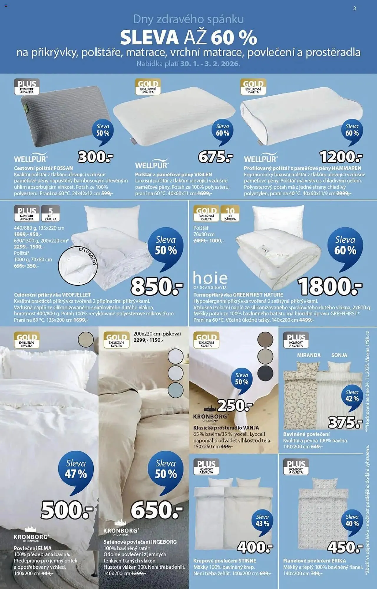 JYSK leták - 26. ledna 3. února 2026 - Page 3