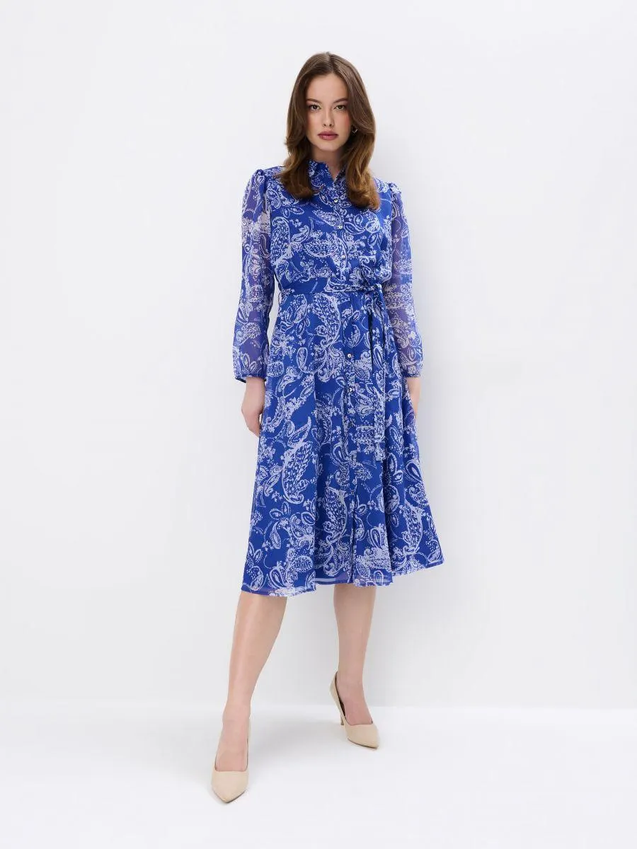 Košilové midi šaty