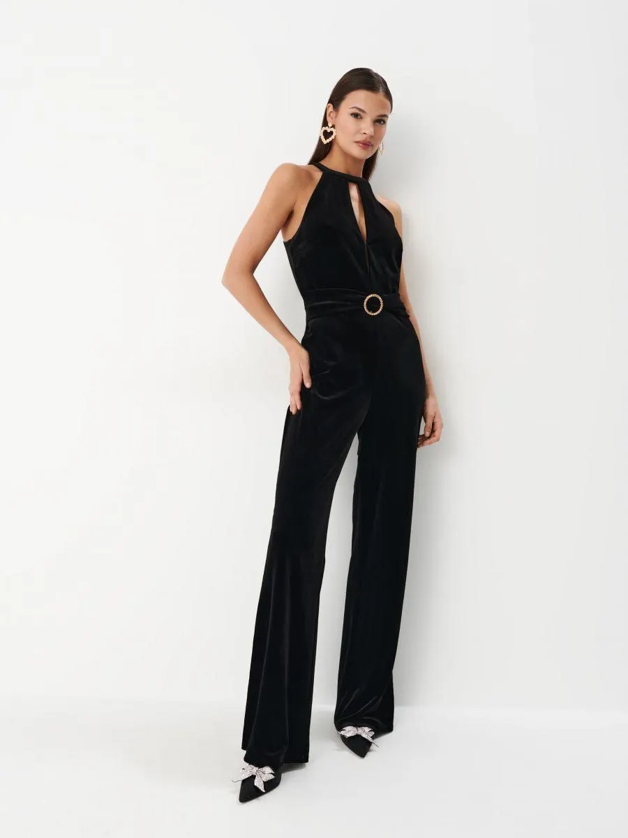 Salopetă din catifea