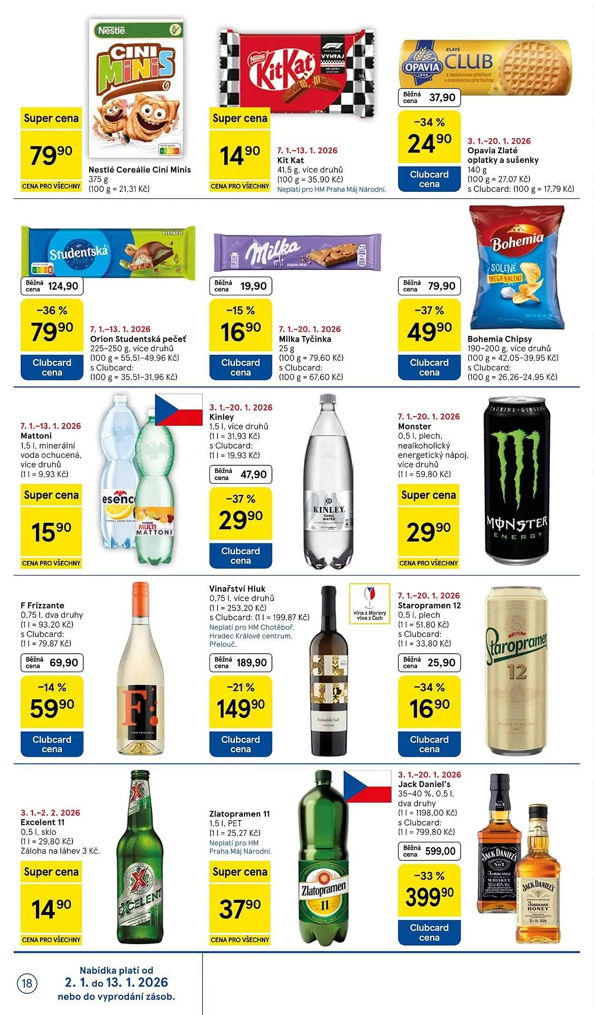 Tesco leták - 7. ledna 13. ledna 2026 - Page 18